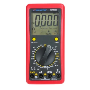 EM5960 Digital Multimeter Auto Range 200MΩ Resistance 2000uF Capacitance Test Digital Multimeter