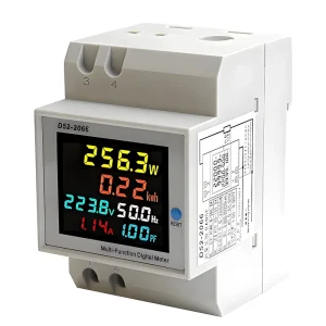EPN52 Single-Phase 6-in-1 Digital Display Meter Multifunctional Energy Meter for Voltage Frequency Watt-hour