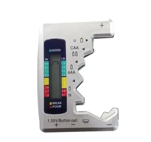 EParthub LCD Battery Capacity Tester for AAA AA C D 9V Li Ion & LiFePO4 BT 886
