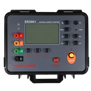 ES3001 Earth Resistance Meters Accuracy Ground Resistance Testers Multi Functional Earth Testers 0.01 ES 3001