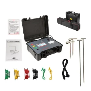 ES3030 Soil Resistivity Grounding Resistance Tester Double Power Frequency Anti-Interference Meter Soil Resistivity Measure
