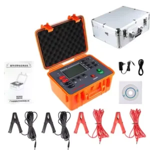 ES3050 Digital Equipotential Touch Resistance Tester Metal Construction Resistance Meter