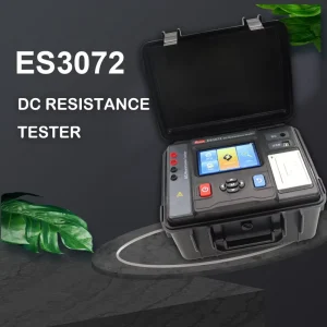 ES3072 DC Transformer Resistance Tester Four-Wire Method 20A Winding Resistance Tester Color LCD