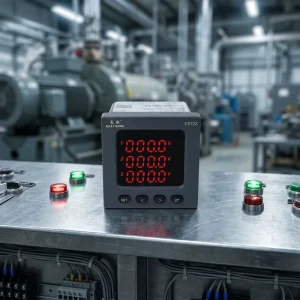 ES72Z 3Phase Network Power Meter Full Electrical Measurement Harmonic Analyzer Conformal Coating Protection LED Display