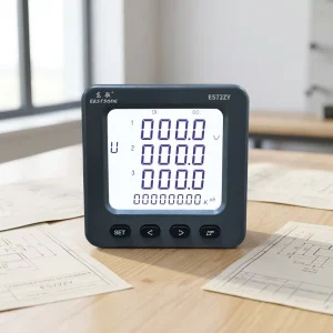 ES72ZY Digital 3 Phase Multifunction Panel Meter Class 0.5S IP65 RS485 Modbus RTU 2-31st Harmonic Analyzer Energy