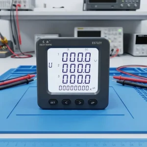 ES72ZY Three Phase Multifunctional Power Meter 85-265V AC/DC Power Supply Industrial Panel Mounting Energy Meter