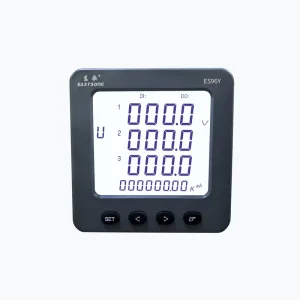 ES96Y Multifunctional Three Phase Electric Energy Meter Class 0.5 LCD Four Quadrant IP65 RS485 Modbus RTU Industrial