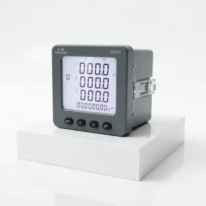 ES96ZY K4 E4 E3 96×96 Multifunction Digital Panel Meter RS485 Modbus Three Phase Power Meter 4DI 4DO Class 0.5S