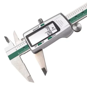 ET50 Green Stainless Steel Vernier Caliper with Fraction and Digital Display