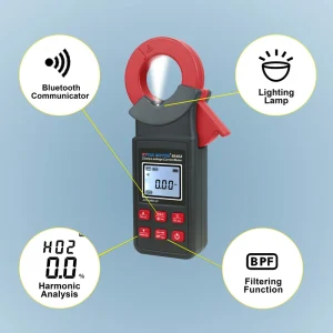 ETCR EM6640 Professional Electrical Equipment Clamp Leakage Current Meter for Current Measurement and Harmonic Testing
