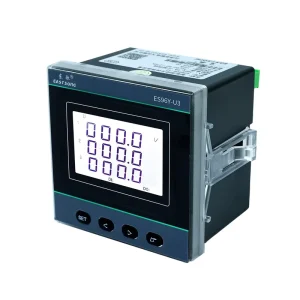 EastSong ES96Y-U3 Three Phase Digital Voltmeter 0.5 Grade High Accuracy LCD AC Voltage Meter for Industrial Power Monitoring