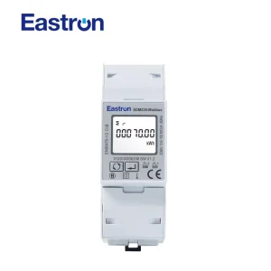 Eastron SDM230 Modbus V2 Single Phase 100A Direct DIN Rail Energy Meter RS485 Modbus Bi directional Solar PV Power Meters