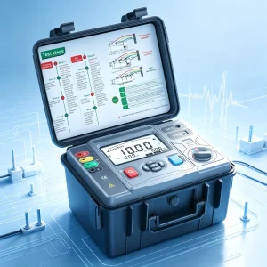 Easy to Use Ground Resistance Meter Four Terminal Earth Resistance Tester Ground Resistance Earth Tester
