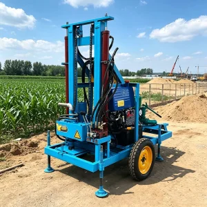 Efficient Water Well Drilling Rig Machine Low Fuel Consumption High Torque Output For Residential Projects
