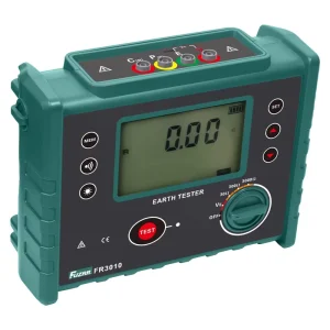 Electric Digital Earth Ground Resistance Tester Portable Soil Resistivity Meter Unit