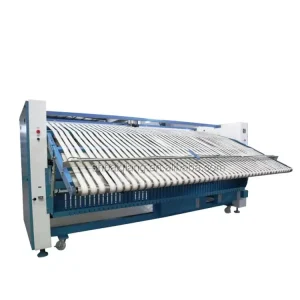 Electric Industrial Hotel Bed Sheet Quilt Cover Folding Machine Commercial Laundry Automatic Equipment Folder