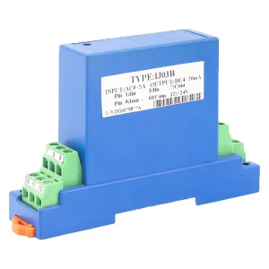 Electric Isolation Transmitter Current Transducer Industrial Sensor Converter AC220V DC5V for Measuring Instruments