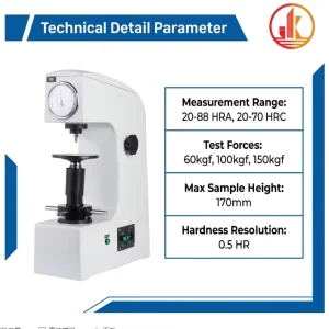 Electric Rockwell Hardness Tester for Ferrous and Non-Ferrous Metals