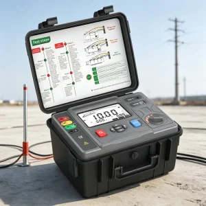 Electrician test Tool Digital Clamp Ground Resistance Tester Earth Ground Resistance Meter Engineering test