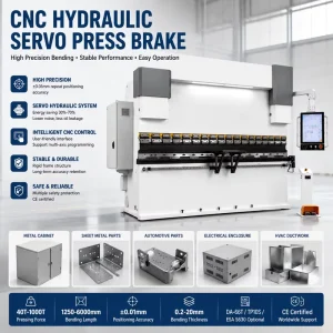 Electro Hydraulic Cnc Press Brake 50T-600T 2500mm for Sheet Metal Bending Folding Panels and Precision Metal Fabrication