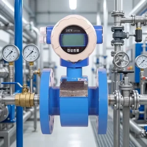 Electromagnetic Flow Meter ±0.5% High Accuracy 4-20mA RS485 Flanged SS316L for Water Chemical Liquid Wastewater DN3-DN3000
