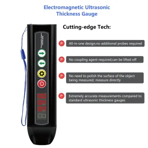 Electromagnetic Ultrasonic Thickness Gauge With Lift-off Function for Metal Wall Thickness Testing