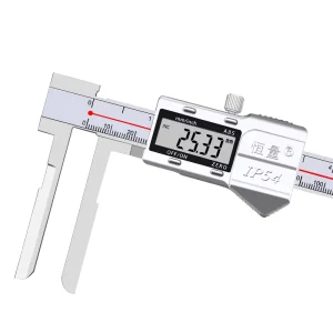 Electronic Digital Caliper Stainless Steel Vernier Calipers with Long Claw Inner Diameter Measurement Extended Length