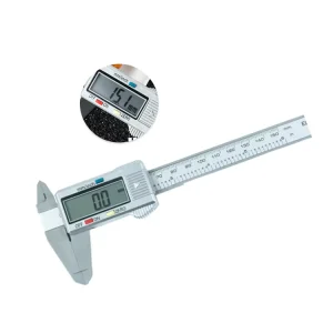 Electronic Digital Vernier Caliper 0-150mm with 0.1mm Resolution, Glass Fiber and PA66 Construction