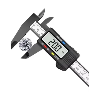 Electronic Digital Vernier Caliper for Bracelet and Jewelry Measurement, Plastic
