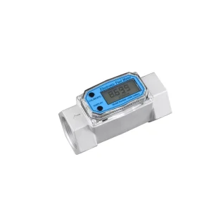Electronic Fuel Turbine Flowmeter with LCD Display for Diesel Gasoline Measurement High Accuracy and Battery Powered Operation