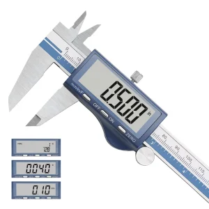 Electronic Vernier Digital Caliper Measuring Tool Large Screen 150mm 6 Inch Waterproof Stainless Steel Caliper