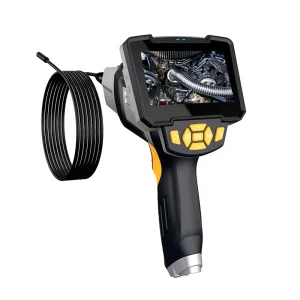 Endoscope Camera Light Duel Lens Inspection Camera Industrial Bore Scope with 4.3″ IPS Color Screen Scope Camera
