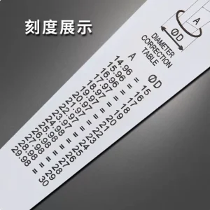 English Wedge Feeler Gauge Model 4833-2, 0.8-15 mm, 30-45 mm, 45-60 mm