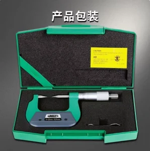 English-style Point-type Micrometer 3230-25AC 0100 mm 0.01mm Resolution
