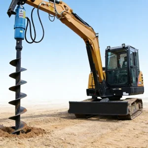 Excavator Hydraulic Earth Auger Drilling Machine