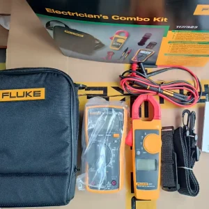 F117C/323 Electricians Combo Kit with Digital Multimeter and Clamp Meter 600V 10A
