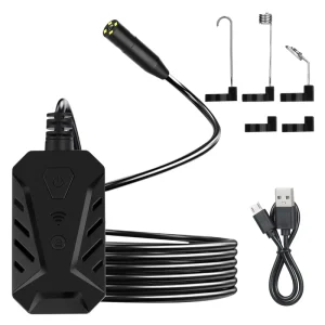 F230 Industrial Endoscopic Borescope Inspection Camera IP67 Rated 2X Digital Zoom Supported Wifi App Control Auto Focus