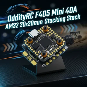 F405 Mini 40A Stack AM32 Firmware 20x20mm ICM42688P Flight Controller 4 in 1 ESC for RC FPV Long Range Racing Drone