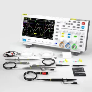 FNIRSI 1014d+P4100 2-in-1 Dual Channel 100MHz 1GS/s Digital Oscilloscope Signal Generator