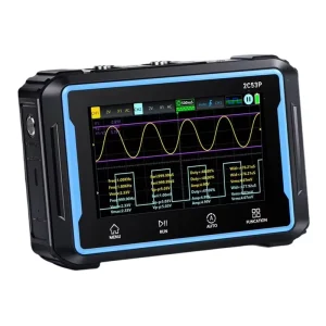 FNIRSI 2C53P Touch Screen Digital Oscilloscope Multimeter Signal Generator 3IN1 Dual Channel 50MHZ Automatic Oscilloscope Tools