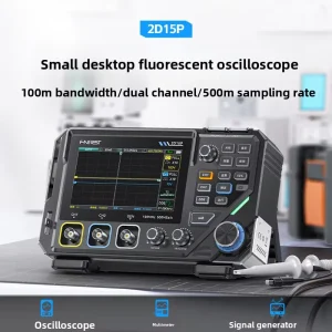 FNIRSI 2D15P Digital Oscilloscope 4-Digit Multimeter and All-in-One Signal Generator