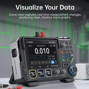 FNIRSI 2D15P Touch Screen Digital Oscilloscope Multimeter Signal Generator 3 in 1 Dual Channel 100MHz 500MSa/s 20000 Counts