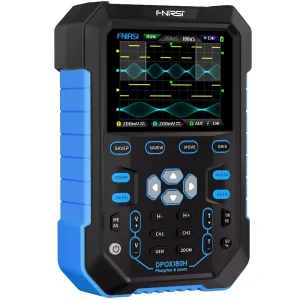 FNIRSI DPOX180H Handheld Dual Channel Digital Oscilloscope 180MHz 3DB 2 In1 Function Signal Generator Fluorescence
