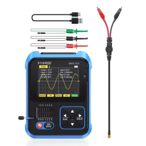 FNIRSI DSO-TC3 3-in-1 Handheld Oscilloscope Component Tester & Digital Multimeter W/ 2.8″ Display for Circuit Debugging