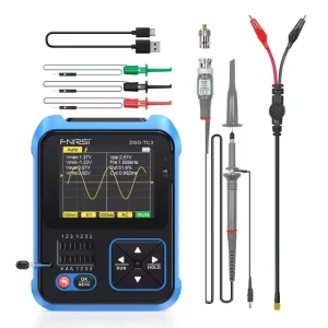 FNIRSI DSO TC3 Digital Oscilloscope Transistor Tester Function Signal Generator 3 in 1 Multifunction Electronic Component Tester