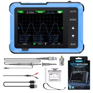 FNIRSI DSO510 Handheld Digital Oscilloscope Waveform Tester DDS Signal Generator Electronic Circuit Repair Scope