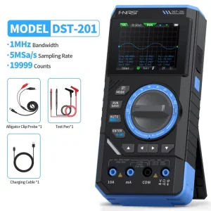 FNIRSI DST 201 3 in 1 Digital Multimeter Oscilloscope Signal Generator 1MHz 5MSa s Handheld Tester for Electronics Repair