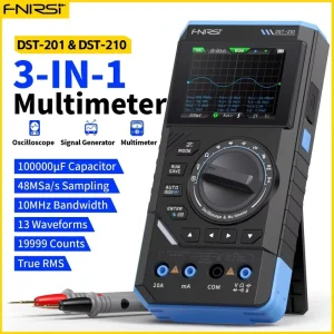 FNIRSI DST 201 Meter 19999 Counts 0 10KHz Oscilloscope Signal Generator 3 in 1 Professional Digital Multimeter Tester