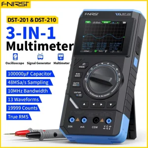 FNIRSI DST-210 Multimeter 19999 Count 0-50Khz Oscilloscope Signal Generator 3 in 1 Electronic Repair Detection Tool