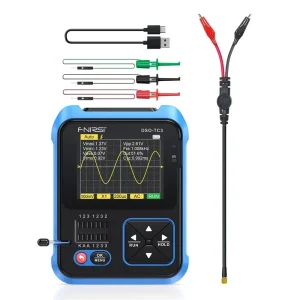 FNIRSI Digital Storage Handheld Oscilloscope Transistor Tester Signal Generator All in One DSO TC3 10M